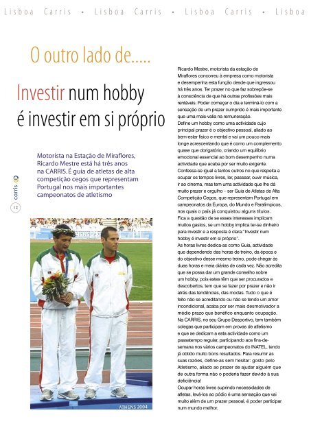 Revista Lisboa Carris Nº 56, Série III, Ano 13, 2º Trimestre - abril ...