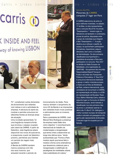 Revista Lisboa Carris Nº 56, Série III, Ano 13, 2º Trimestre - abril ...