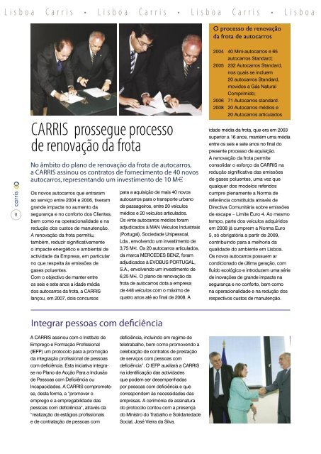 Revista Lisboa Carris Nº 56, Série III, Ano 13, 2º Trimestre - abril ...