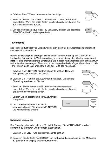 Bedienungsanleitung deutsch - Musikhaus Kirstein