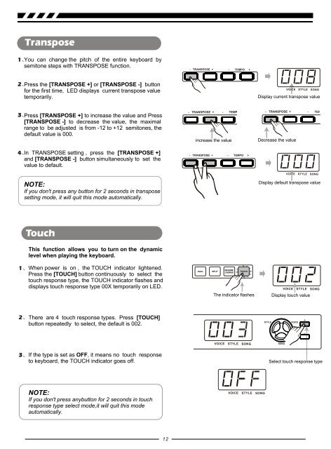 Classic Cantabile SP-10 Stage Piano Users manual