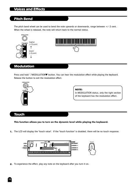 Funkey MD-100 Keyboard Users manual
