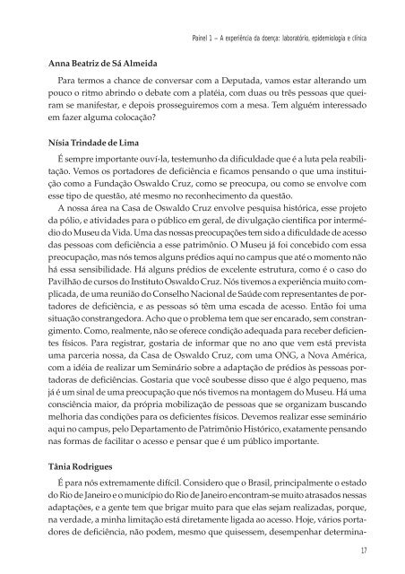 40 anos de Vacina Sabin no Brasil - História da Poliomielite - Fiocruz