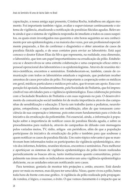 40 anos de Vacina Sabin no Brasil - História da Poliomielite - Fiocruz