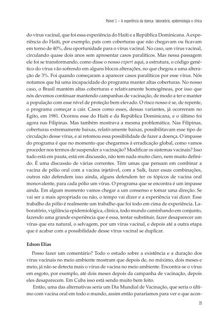 40 anos de Vacina Sabin no Brasil - História da Poliomielite - Fiocruz