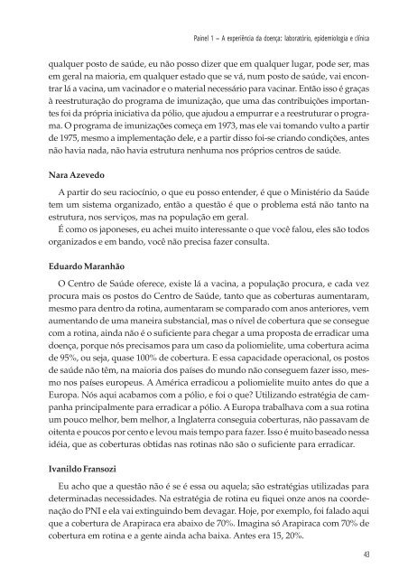 40 anos de Vacina Sabin no Brasil - História da Poliomielite - Fiocruz