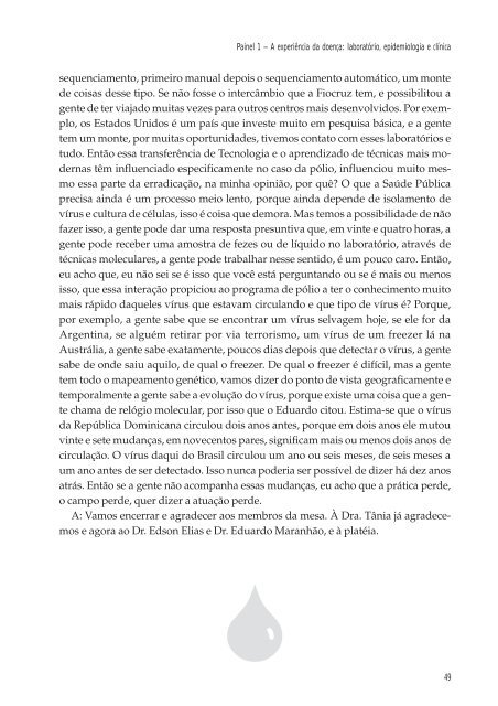 40 anos de Vacina Sabin no Brasil - História da Poliomielite - Fiocruz