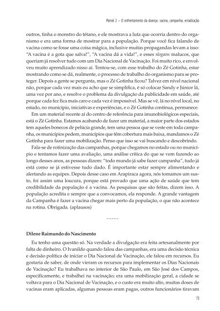 40 anos de Vacina Sabin no Brasil - História da Poliomielite - Fiocruz