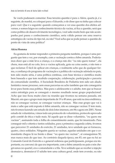 40 anos de Vacina Sabin no Brasil - História da Poliomielite - Fiocruz