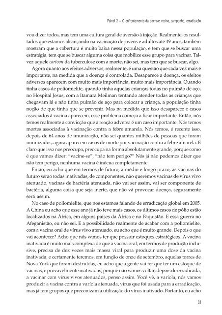 40 anos de Vacina Sabin no Brasil - História da Poliomielite - Fiocruz