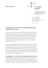 Medieninformation - Abfallmanagement DV AG