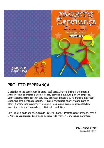 PROJETO ESPERANÇA - Francisco Appio