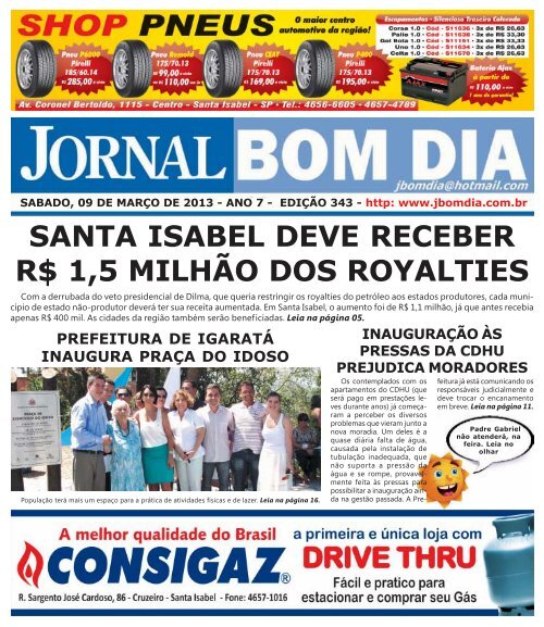 Jornal Bom Dia, Notícias