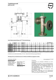 KITO HANDBUCH F 50 N Tanklüftungsventil KITO VL/TA