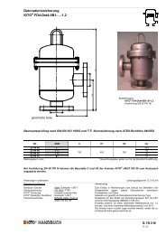 Typ FD4-Det4-IIB1 - KITO Armaturen GmbH