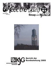 Bericht der Bundesleitung 2005 - KjG