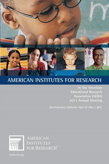 AMERICAN INSTITUTES FOR RESEARCH