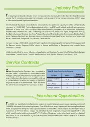 Industry Profile Investment Opportunities Service Contracts - DoE