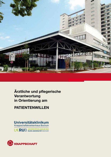 Patientenverfügung - Knappschaftskrankenhaus Bochum