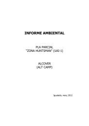INFORME AMBIENTAL - Alcover