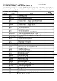 Weiterbildungscurriculum -4- Jahresübersicht