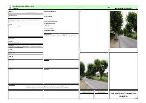Annex 4. Catàleg dels arbres d'interès local - Ajuntament de ...