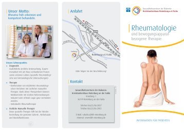 |Rheumatologie - Kreiskrankenhaus Rotenburg an der Fulda