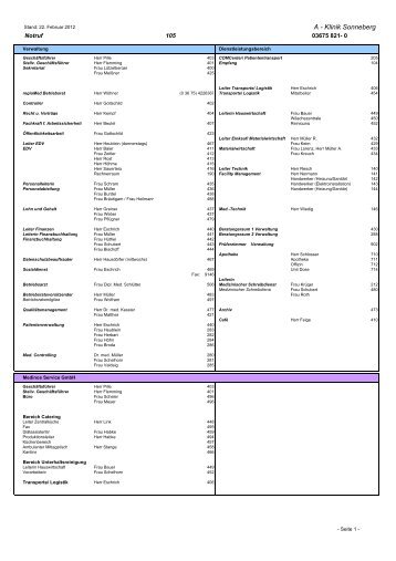 PDF (38 KB) - MEDINOS Kliniken