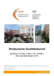 Qualitätsbericht 2010 der KKH Stollberg gGmbH - Kreiskrankenhaus ...