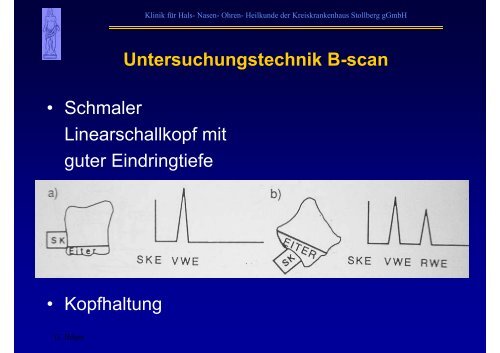 B-Sonographie der NNH - Kreiskrankenhaus Stollberg gGmbH