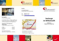 Aktuelles Infoblatt - Kinderkrankenhaus Wilhelmstift