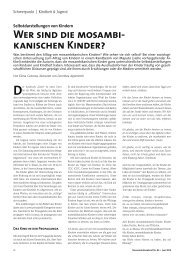 Wer sind die mosambi- kanischen Kinder?