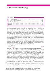 8. Photoelectron Spectroscopy