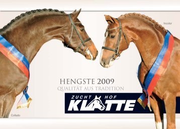 HENGSTE 2009 - Zuchthof Klatte