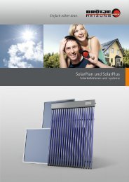 Prospekt SolarPlan und SolarPlus - Brötje