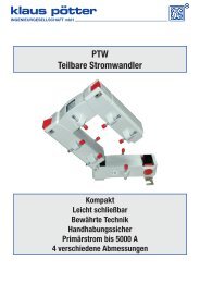 PTW Teilbare Stromwandler