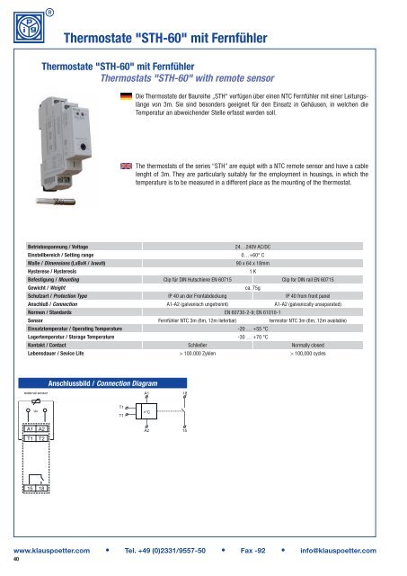 Ergänzungskomponenten für die Messtechnik