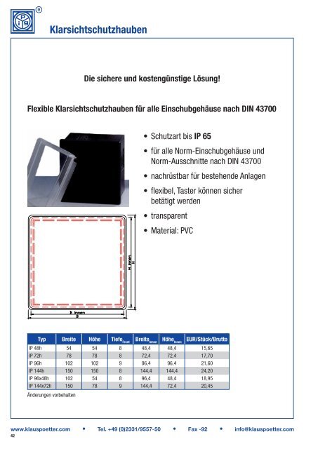 Ergänzungskomponenten für die Messtechnik