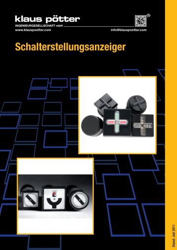 Schalterstellungsanzeiger (mechanisch/LED)