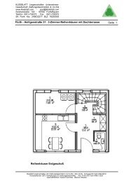 3-Zimmer-Reihenhäuser mit Dachterrasse - KLEEBLATT ...