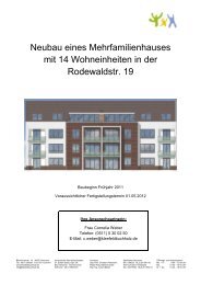 Exposé Rodewaldstraße - Wohnungsgenossenschaft Kleefeld ...