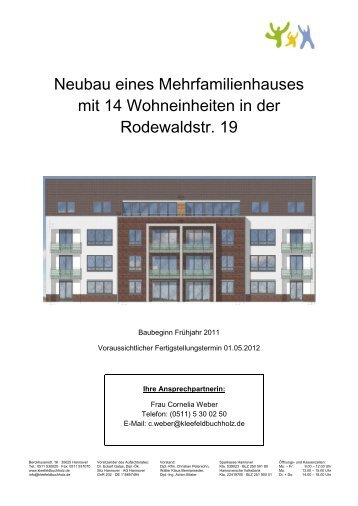 Exposé Rodewaldstraße - Wohnungsgenossenschaft Kleefeld ...