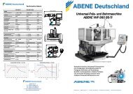 Universal-Fräs- und Bohrmaschine ABENE VHF-360 BS-TI