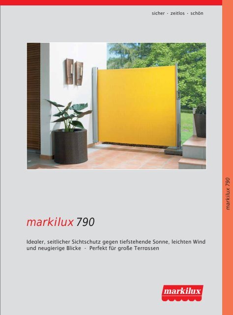 markilux syncra uno - Kleier Jalousien GmbH