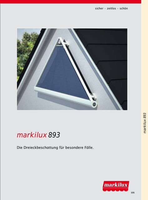 So lässt sich die markilux 730 anbringen - Kleier Jalousien GmbH