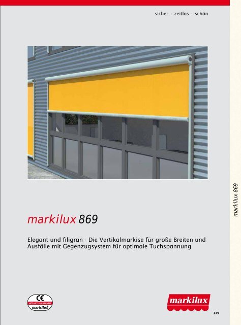 So lässt sich die markilux 730 anbringen - Kleier Jalousien GmbH