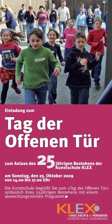 Tag der Offenen Tür - KLEX Kunstschule Oldenburg