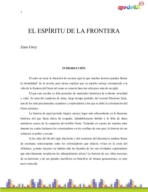 Grey Zane El Espiritu De La Frontera Pdf