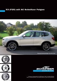 X3 (F25) mit AC Schnitzer Felgen