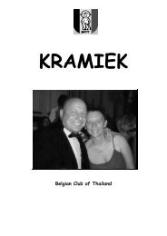 Kramiek - Belgian Club of Thailand